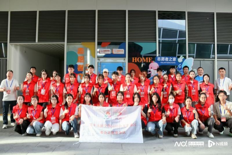 开云电子-“小海豚”护航十五运会排球测试赛